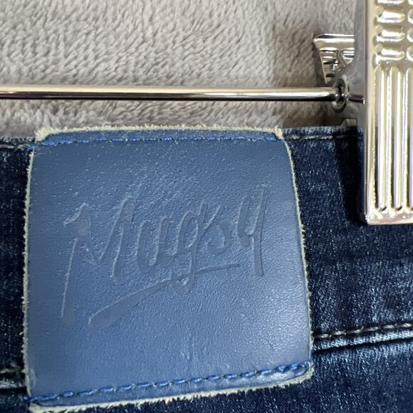 Mugsy Jeans 28x30 (Hem 26.5") Blue Fultons Tapered Dark Wash Stretch FLX3NTFU - Picture 9 of 15